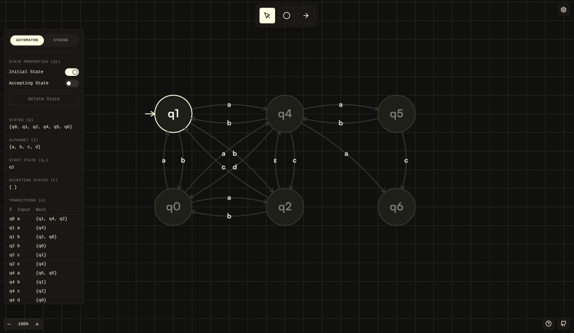 Drawtomata screenshot